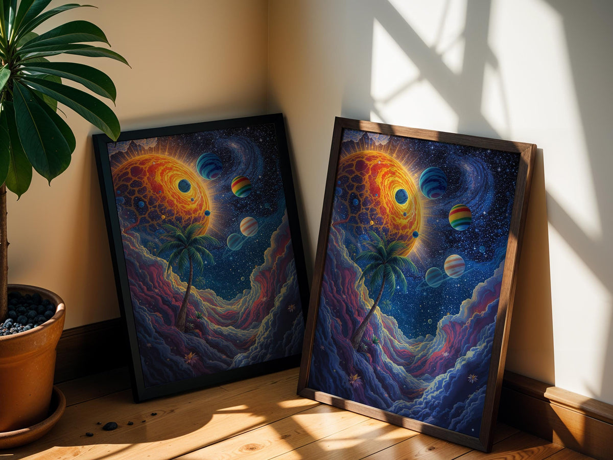 Surreal Cosmic Planets