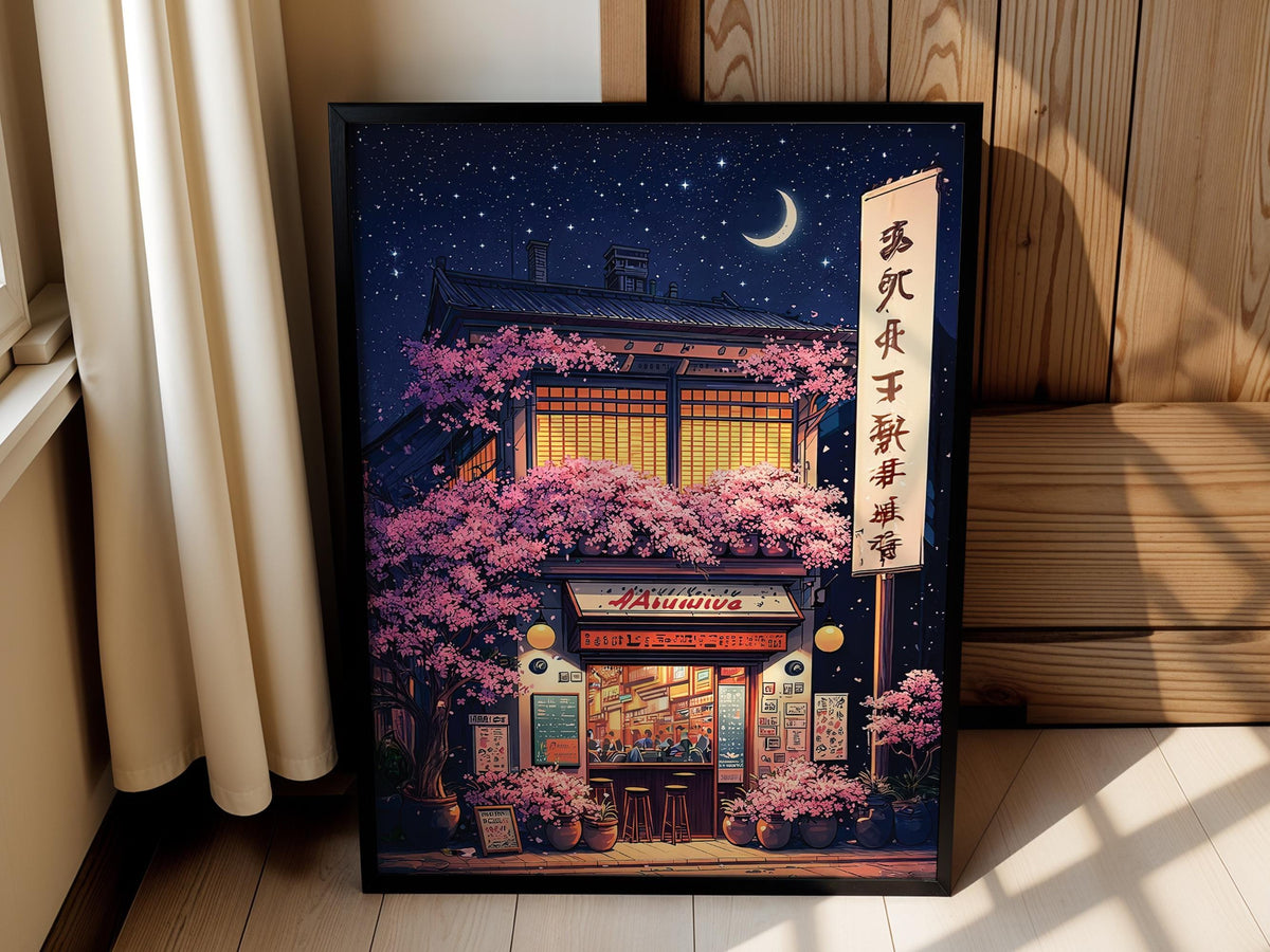 Cozy Sakura Anime Cafe