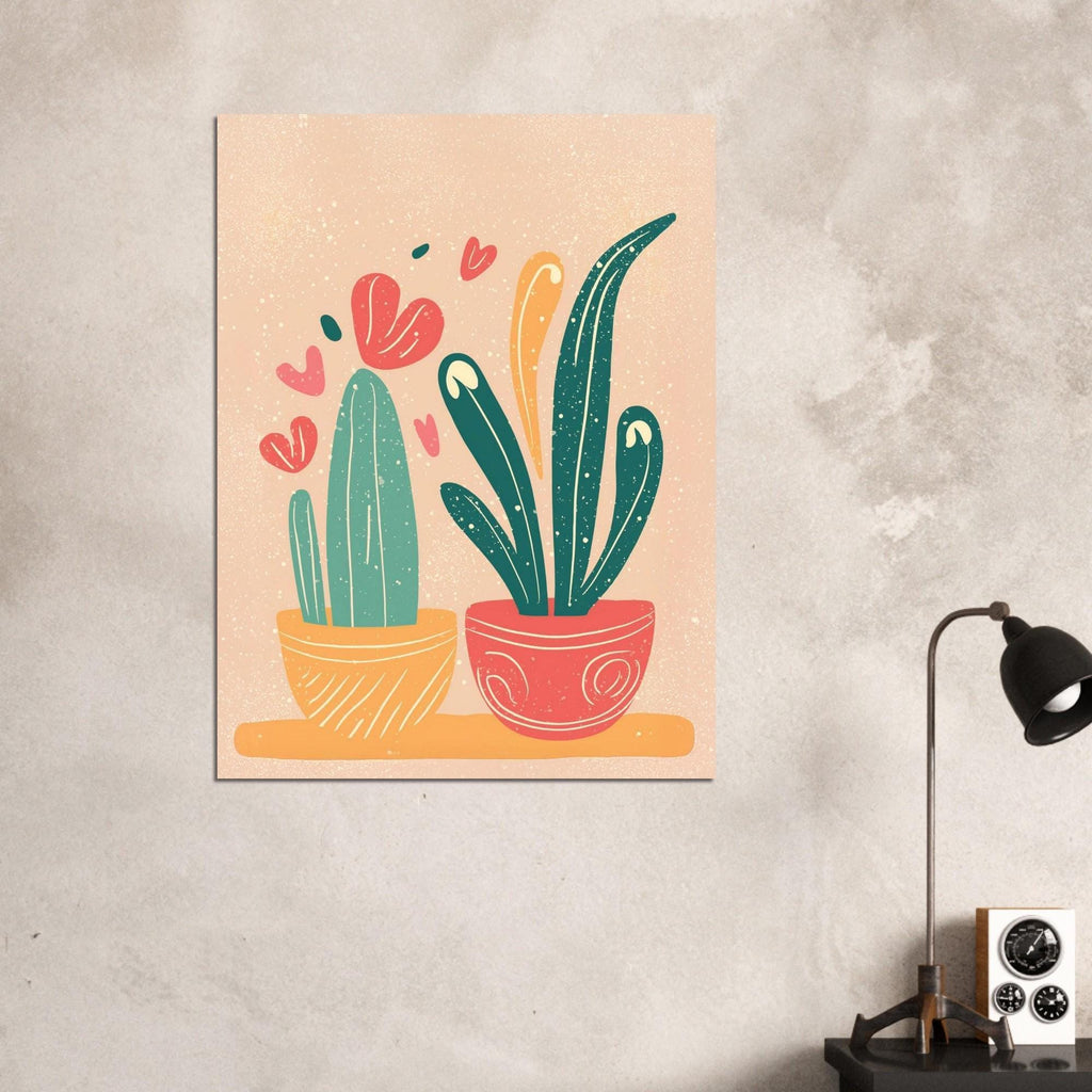Modern Colorful Cactus