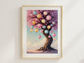 Pastel Sakura Lantern Tree