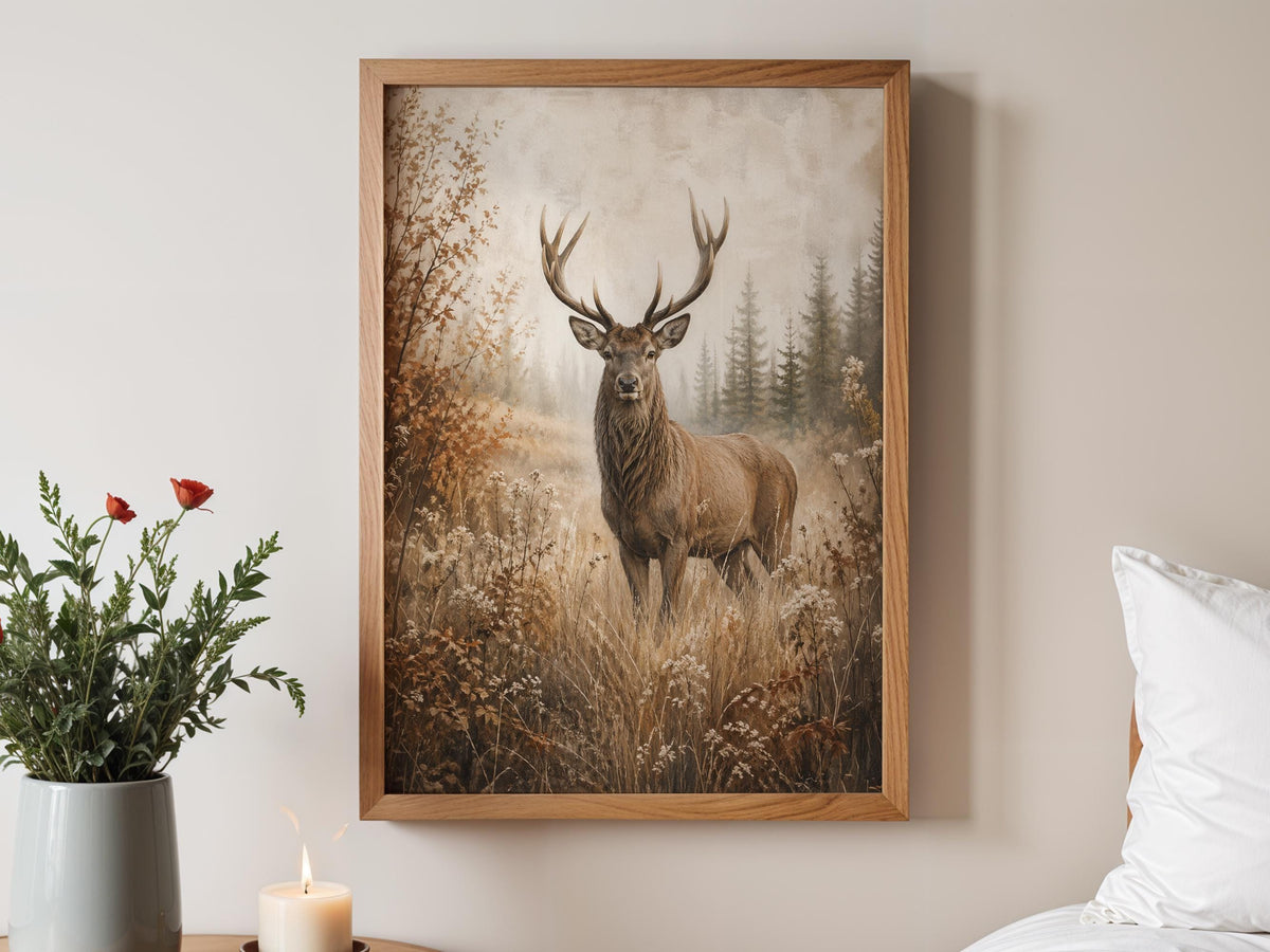 Majestic Meadow Stag