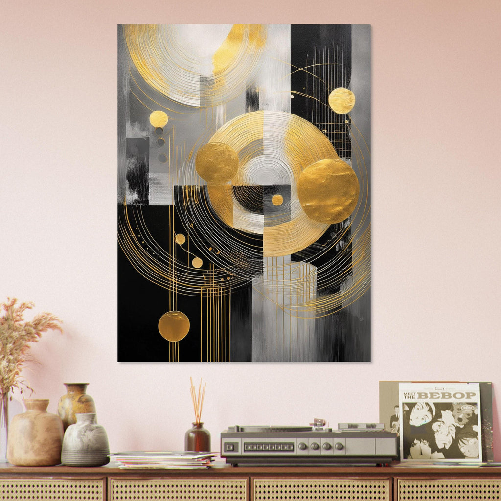 Gold Black Geometry