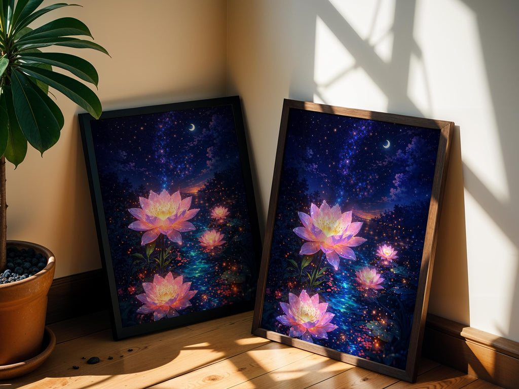 Starry Lotus Flowers