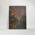 Rainy Sakura Streetlight