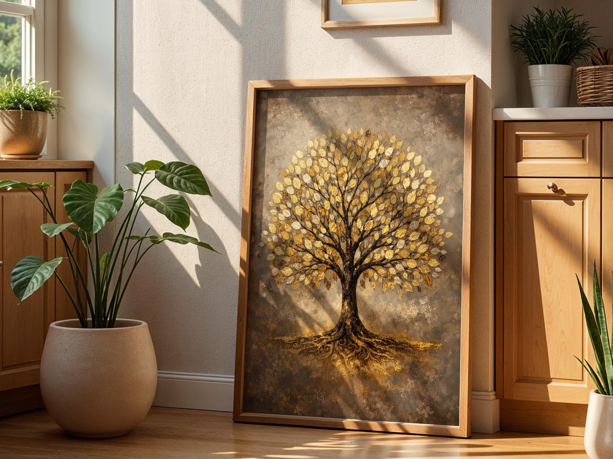 Golden Leaf Tree of Life