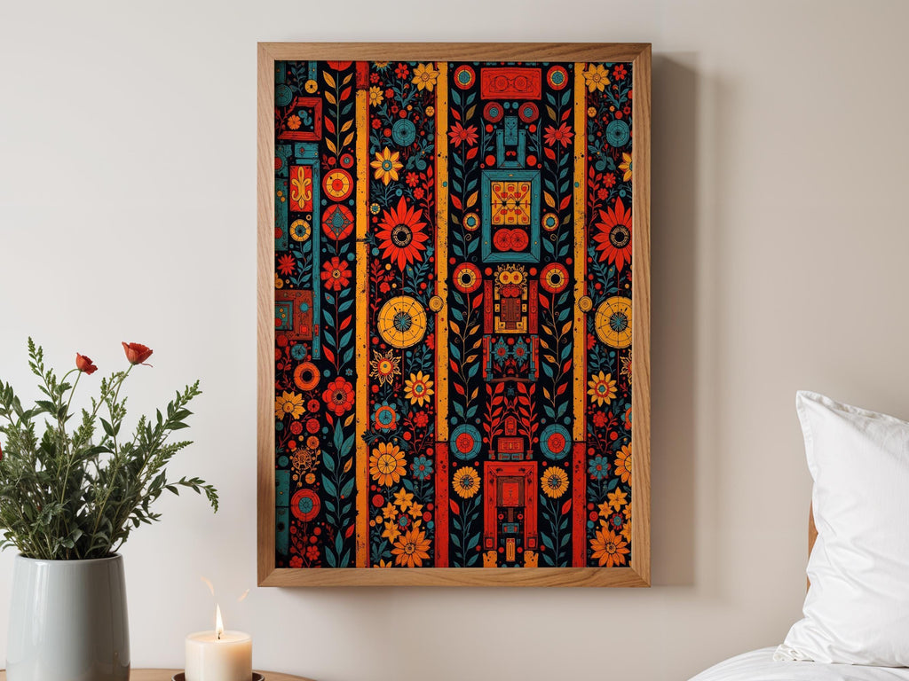 Colorful Boho Floral Pattern