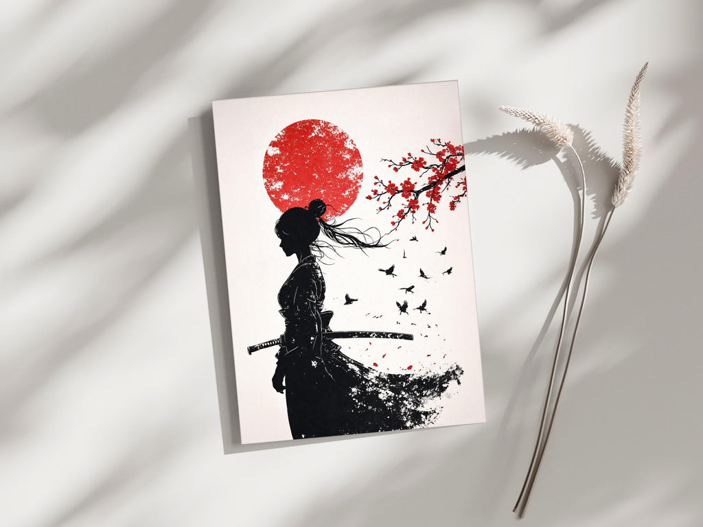 Sakura Samurai Silhouette