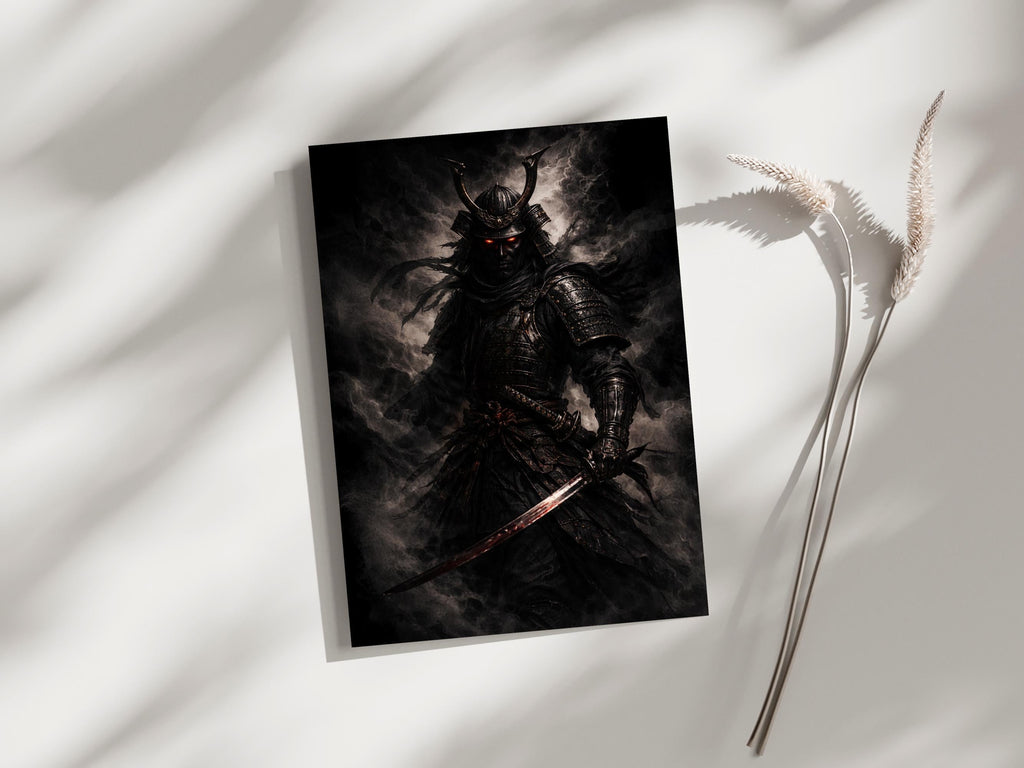Dark Moon Samurai Warrior