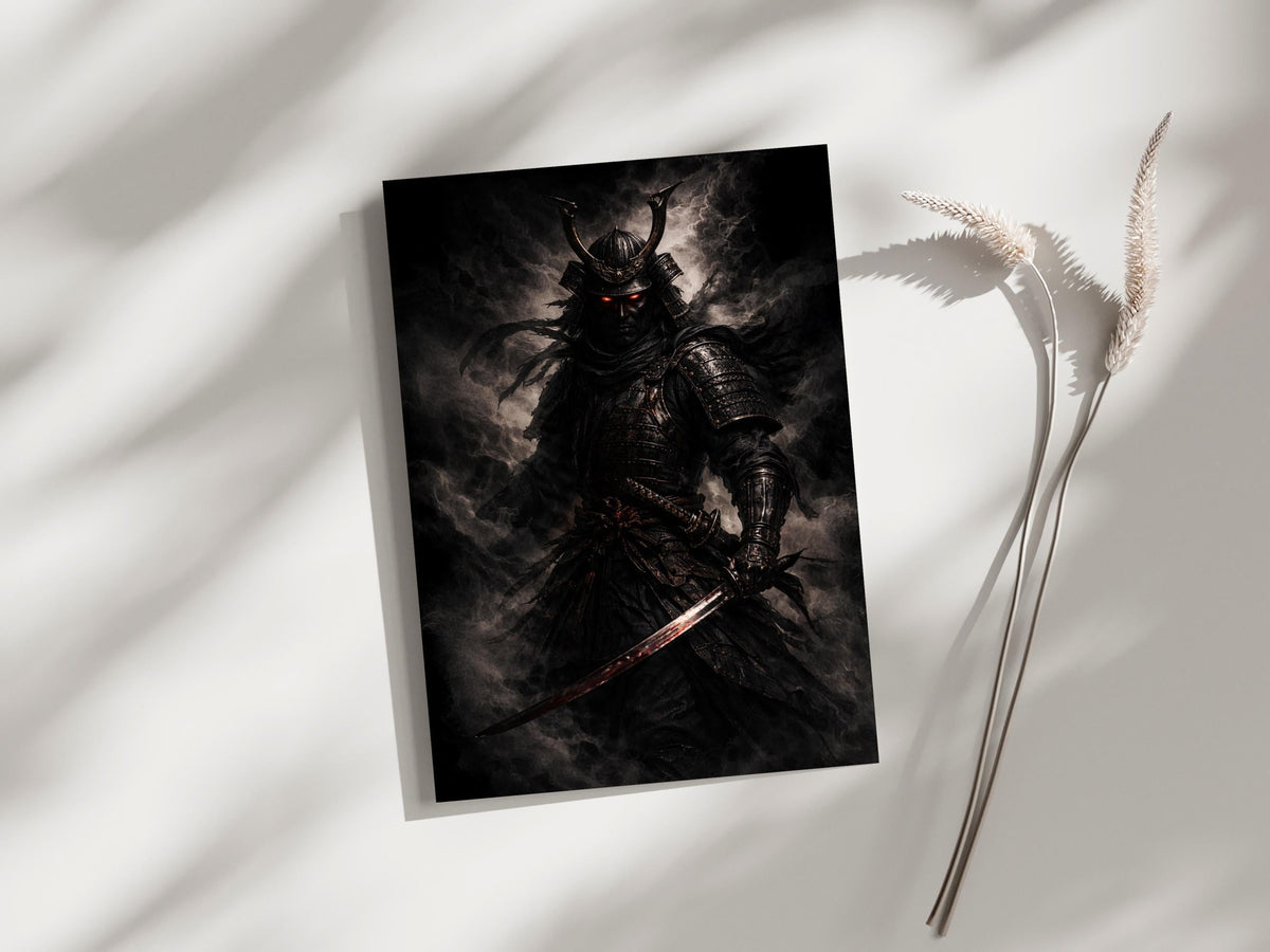 Dark Moon Samurai Warrior