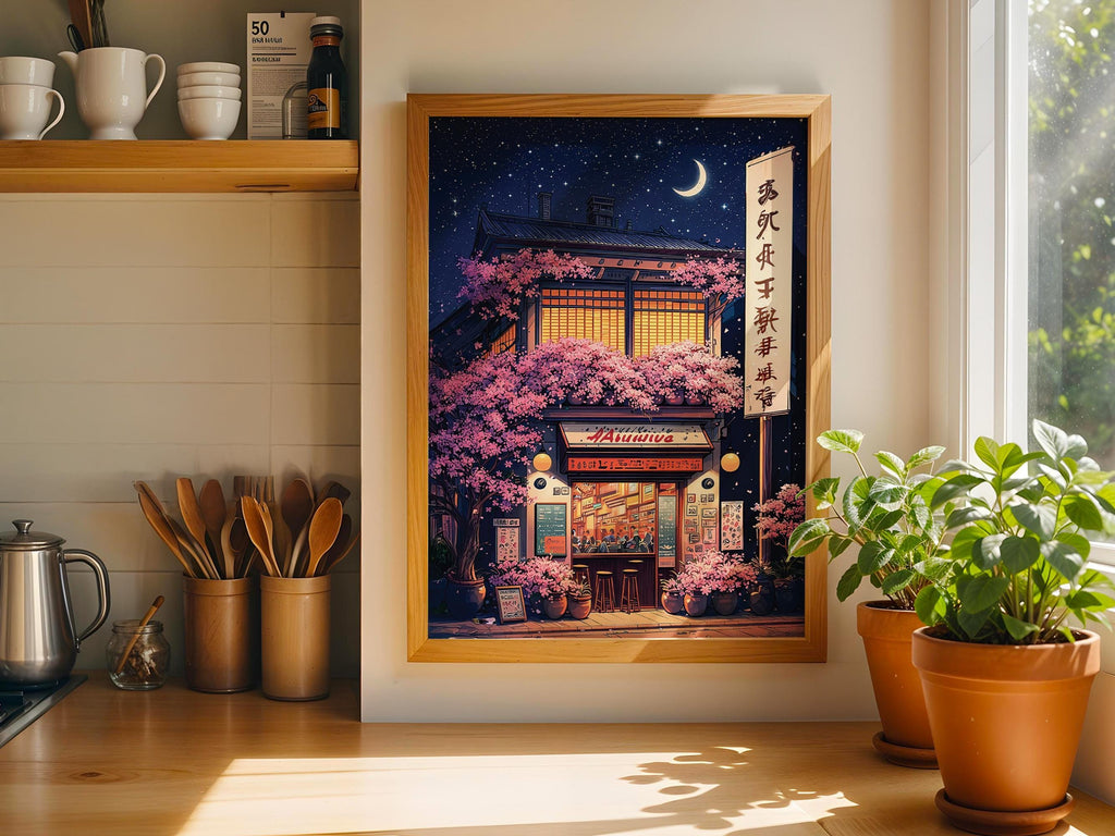 Cozy Sakura Anime Cafe