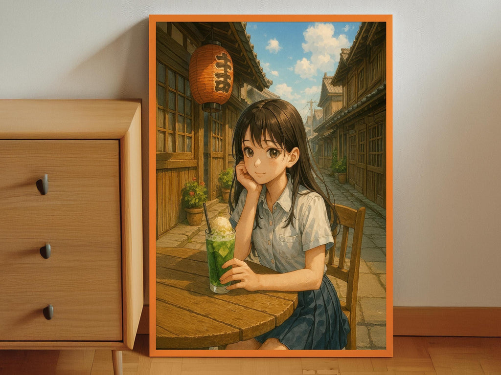 Cozy Anime Cafe Girl