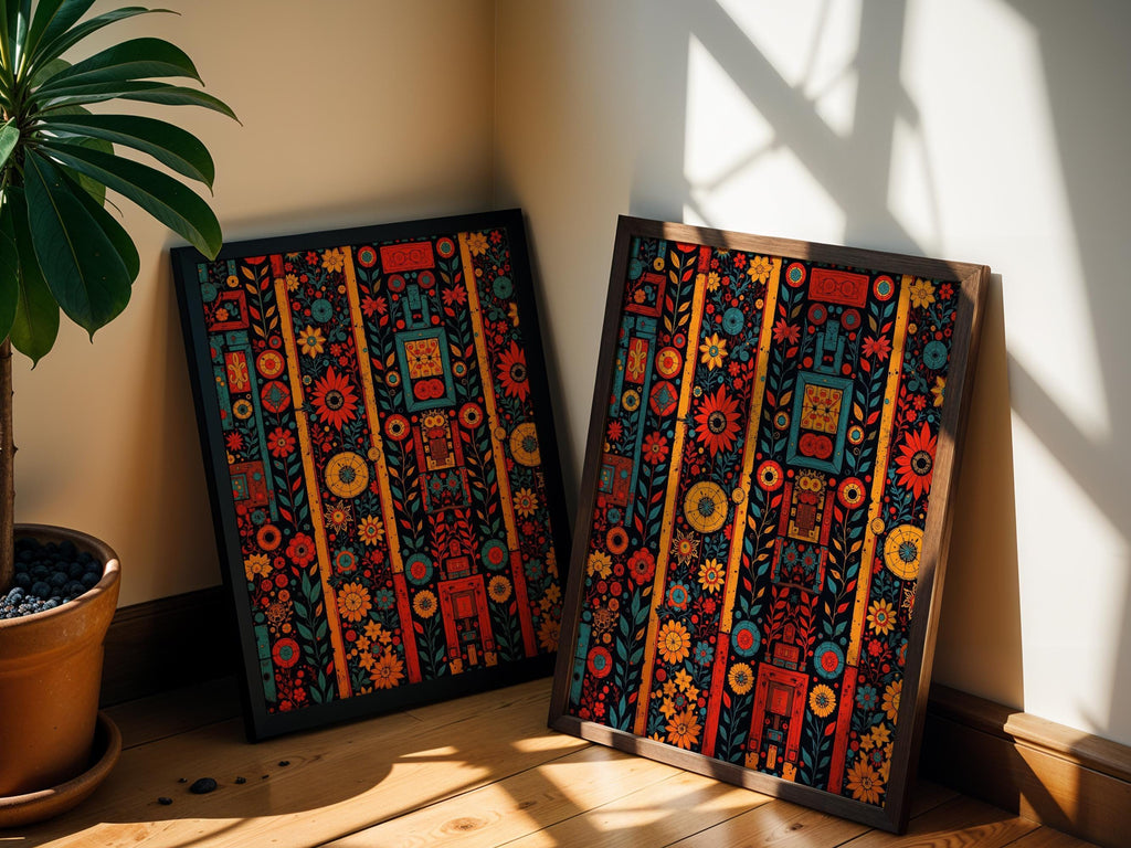Colorful Boho Floral Pattern