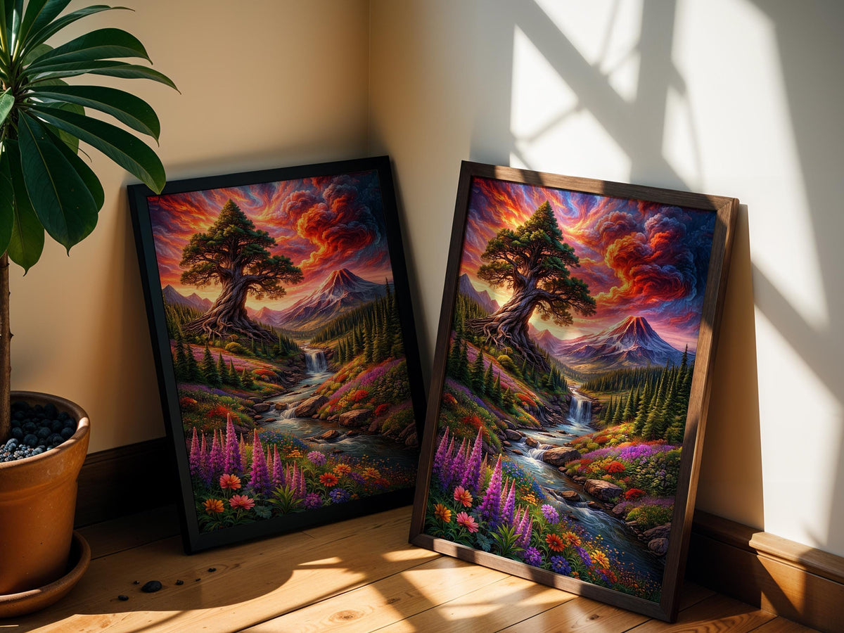 Colorful Mountain River