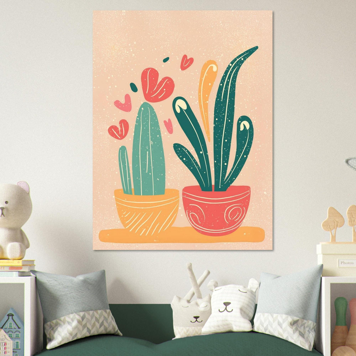 Modern Colorful Cactus