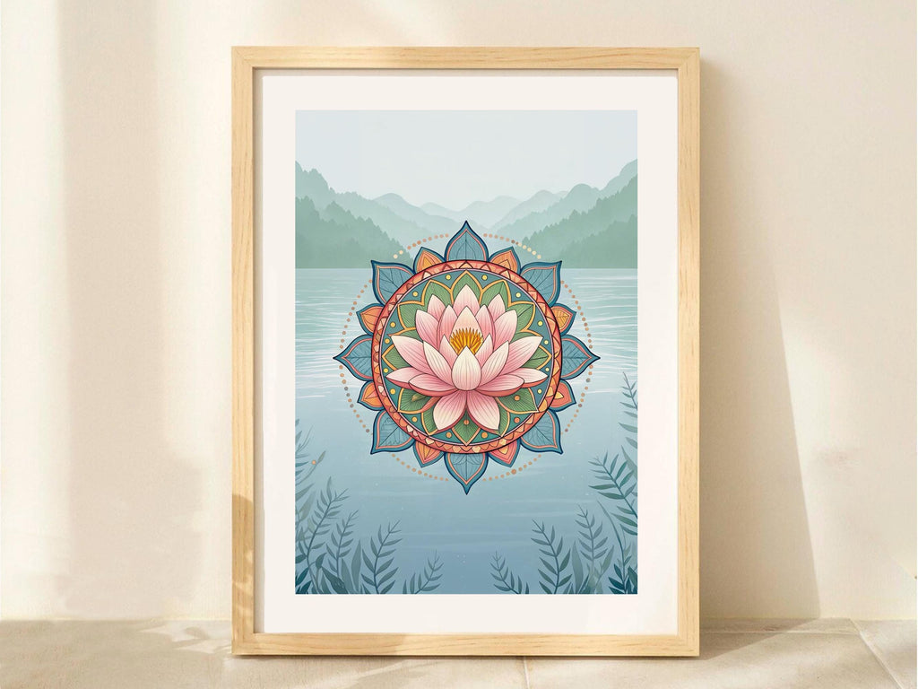 Pastel Lotus Mandala