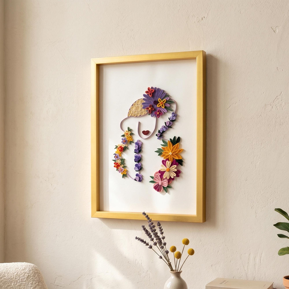 Handmade 3D Floral Quilling