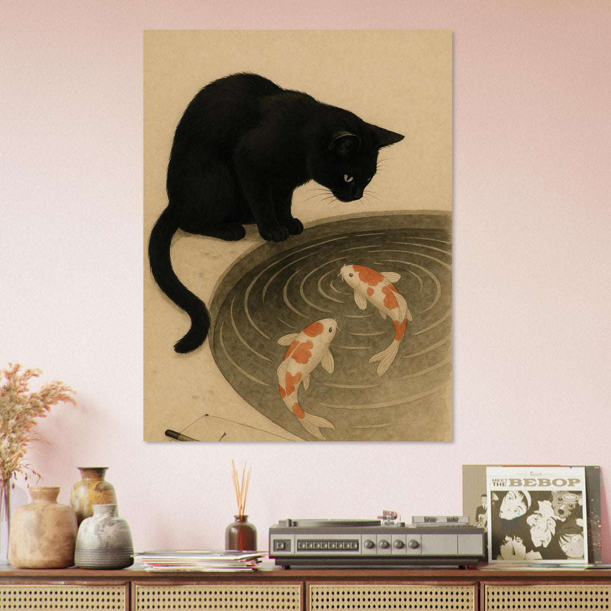 Black Cat Koi Pond