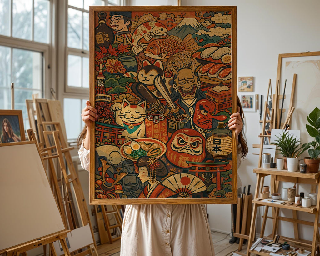 Retro Japanese Ukiyo E