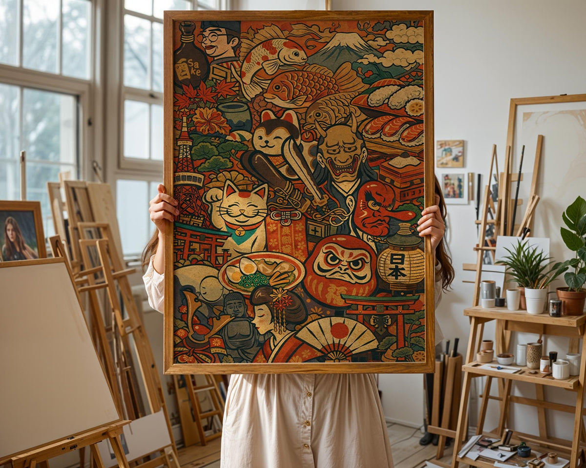 Retro Japanese Ukiyo E
