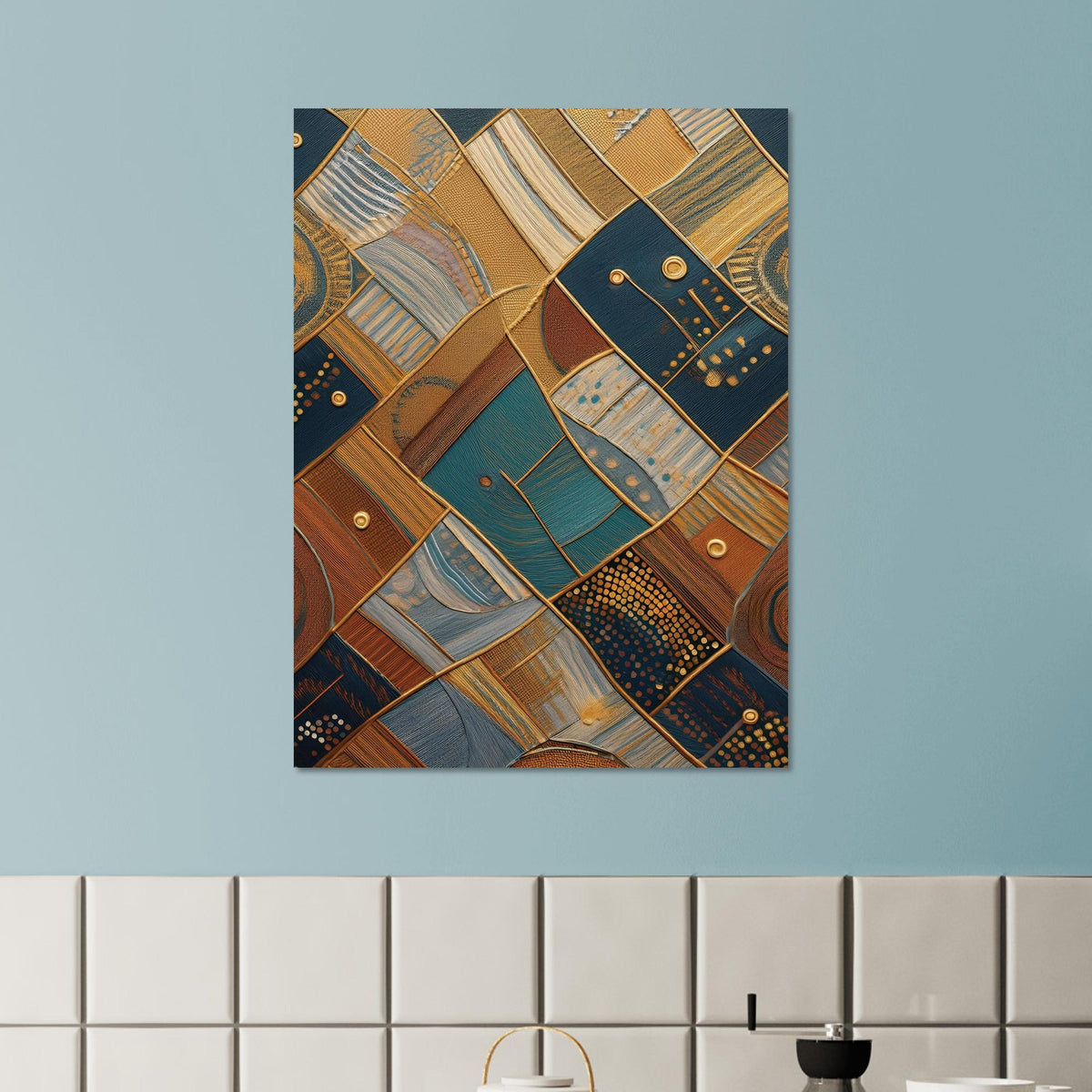 Golden Mosaic Flow