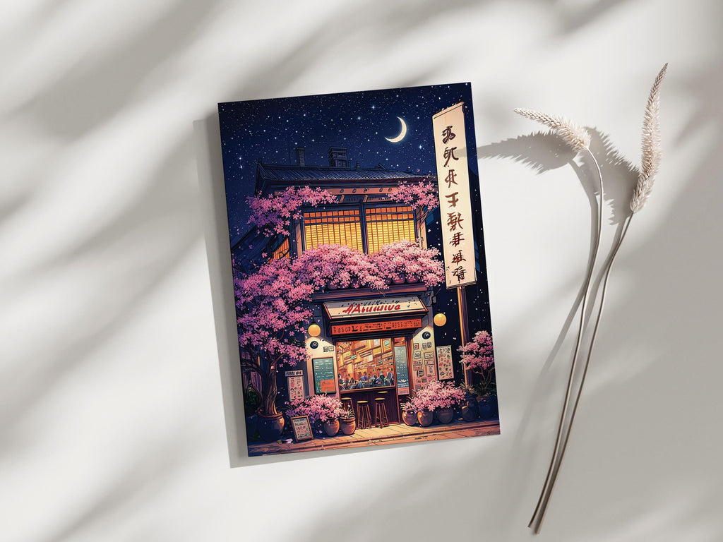 Cozy Sakura Anime Cafe