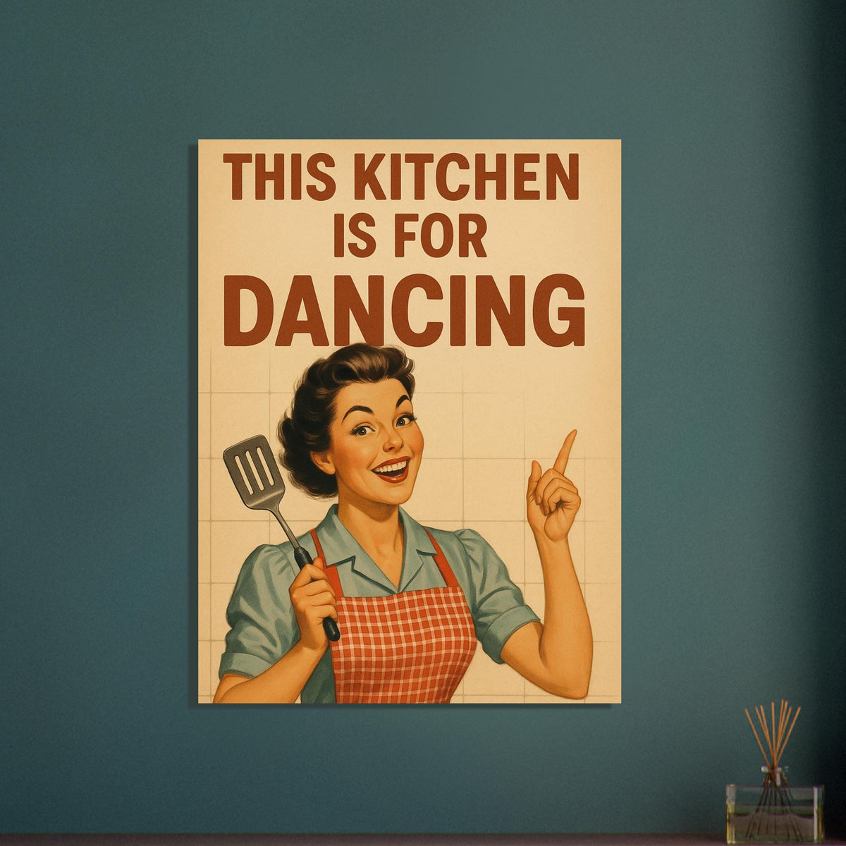 Retro Dancing Housewife