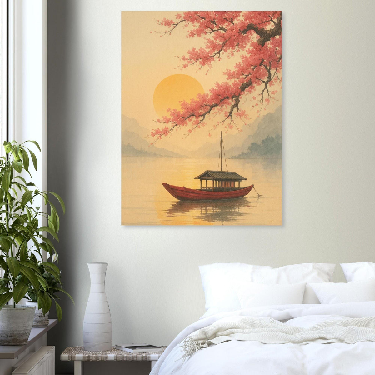 Japanese Cherry Blossom Boat