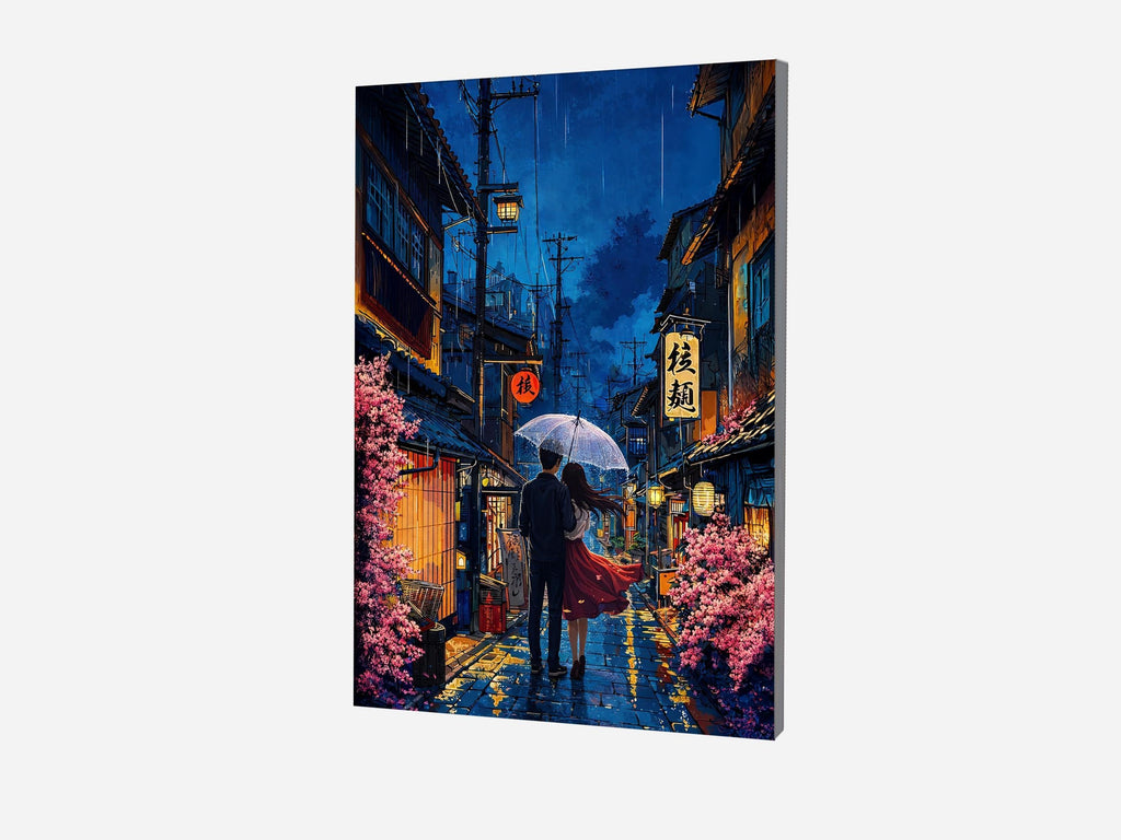 Romantic Japanese Rain Street