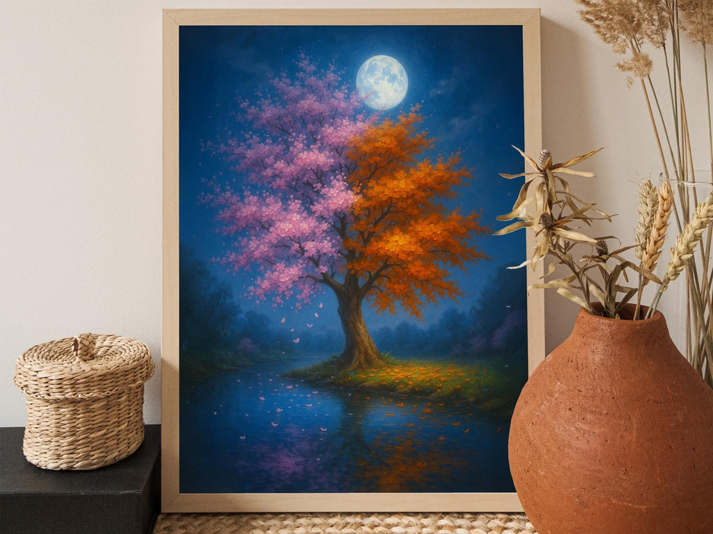 Four Seasons Moon Tree
