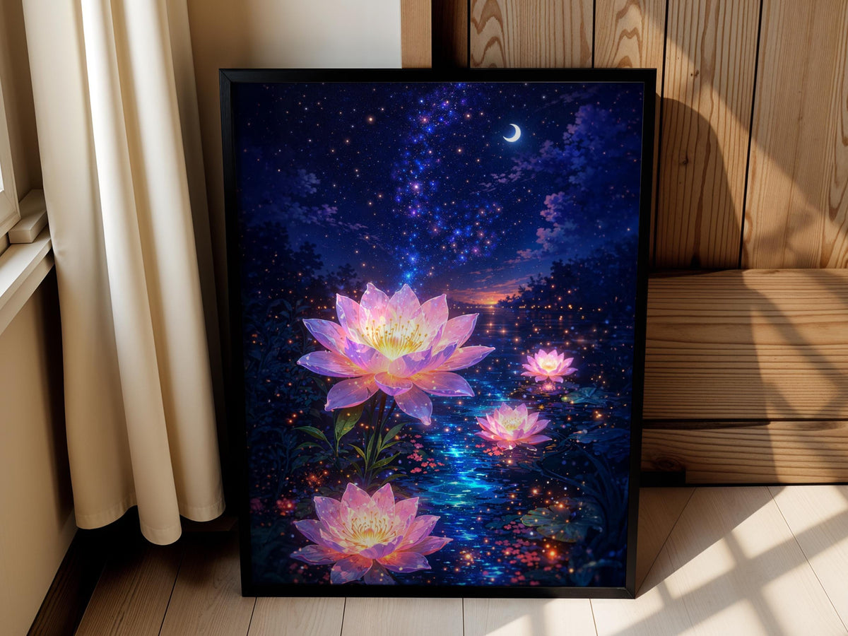 Starry Lotus Flowers