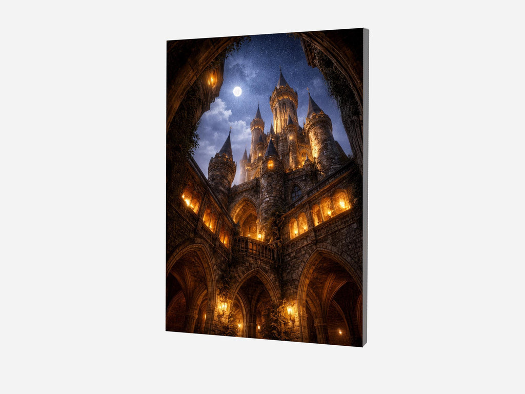 Moonlit Medieval Castle