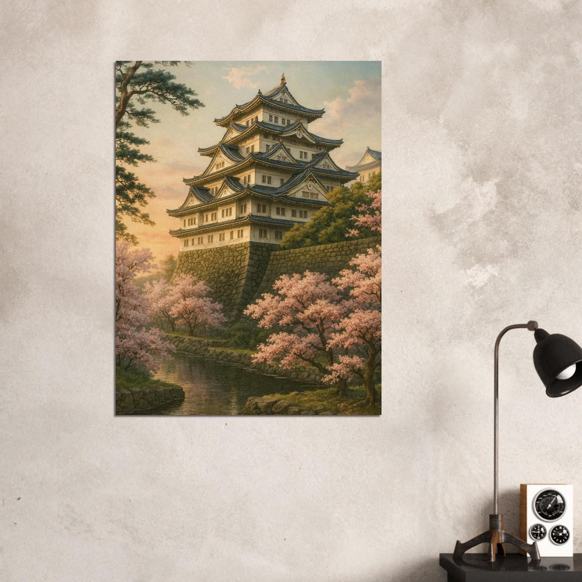 Japanese Cherry Blossom Castle