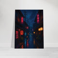 Rainy Neon Japanese City