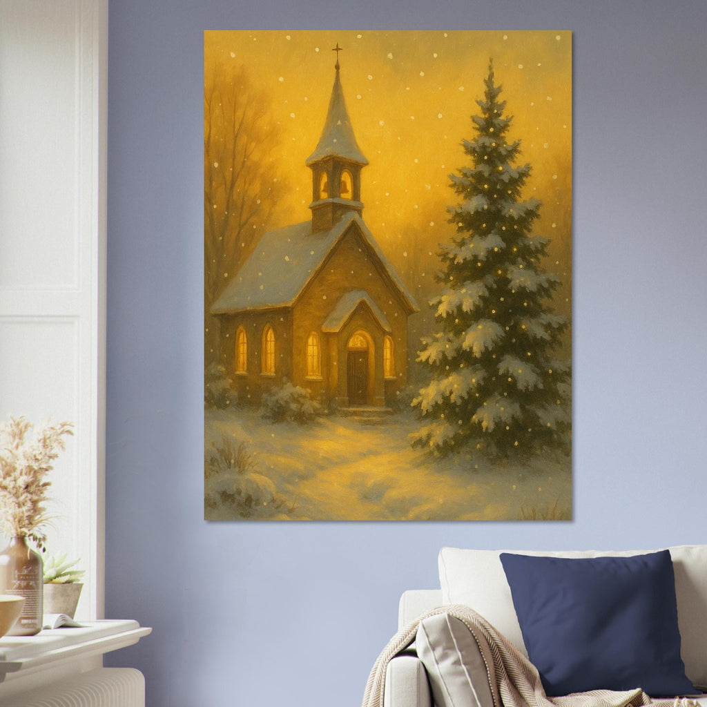 Snowy Golden Church