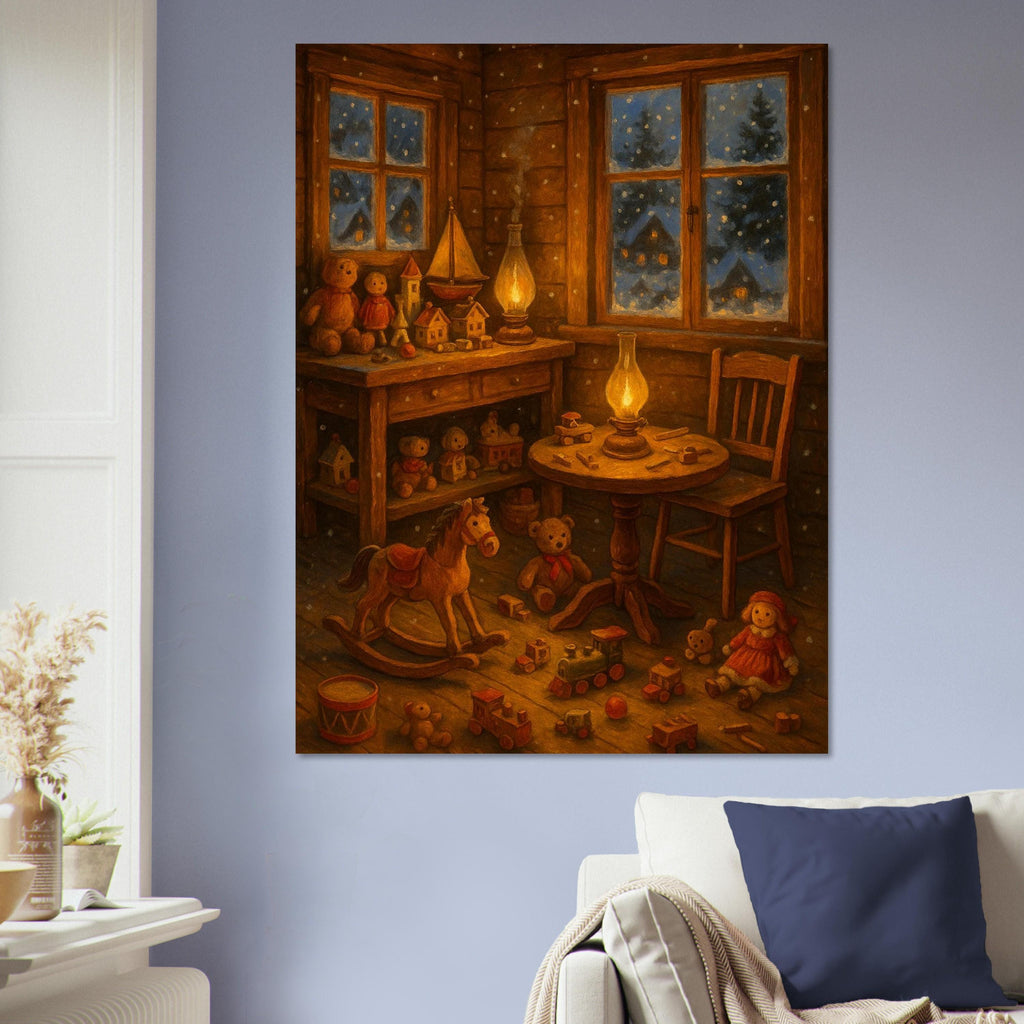 Warm Christmas Interior