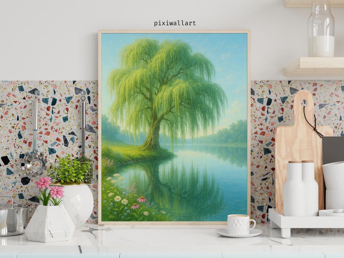 Serene Willow Tree