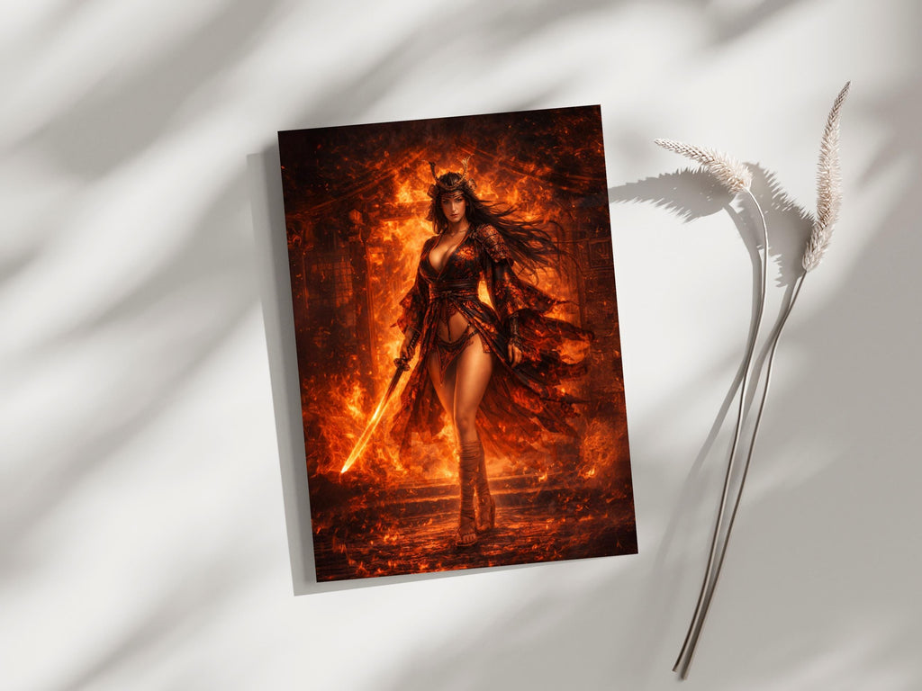 Fire Samurai Goddess