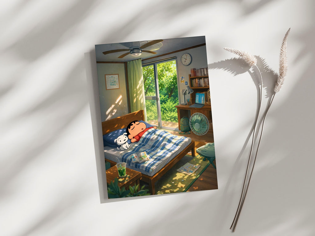 Cozy Illustrated Bedroom