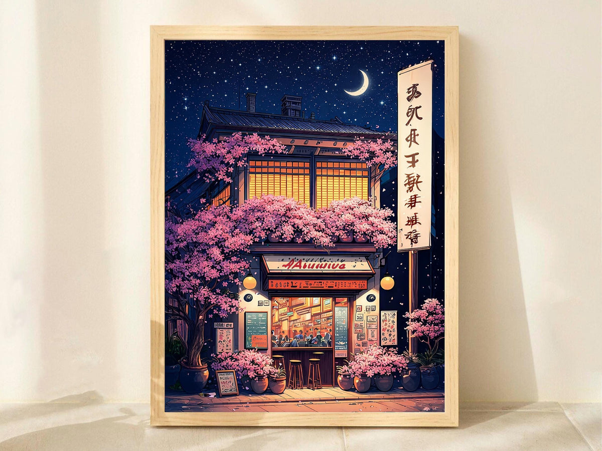 Cozy Sakura Anime Cafe