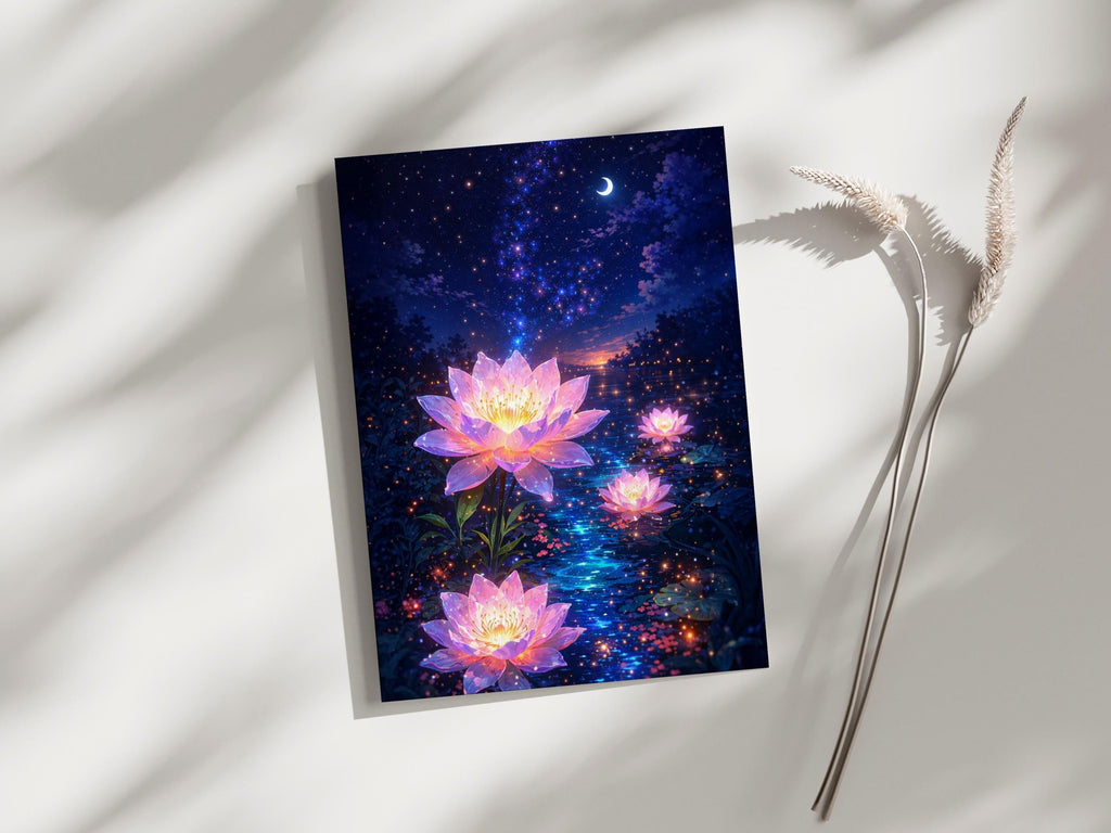 Starry Lotus Flowers