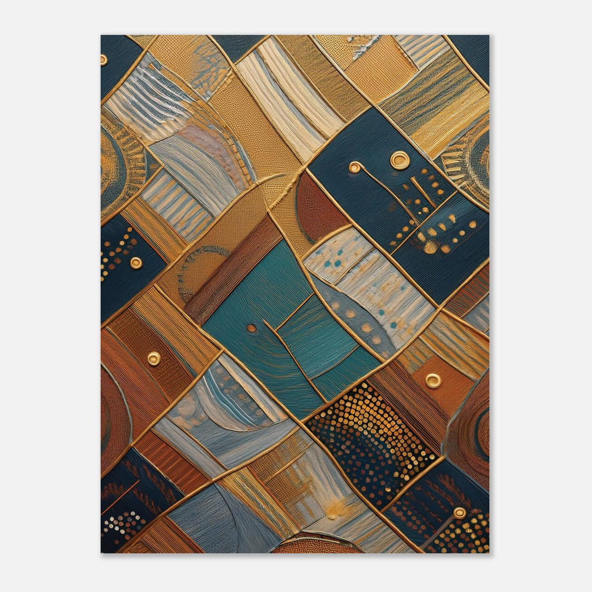 Golden Mosaic Flow
