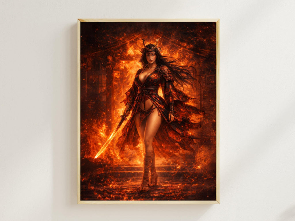 Fire Samurai Goddess