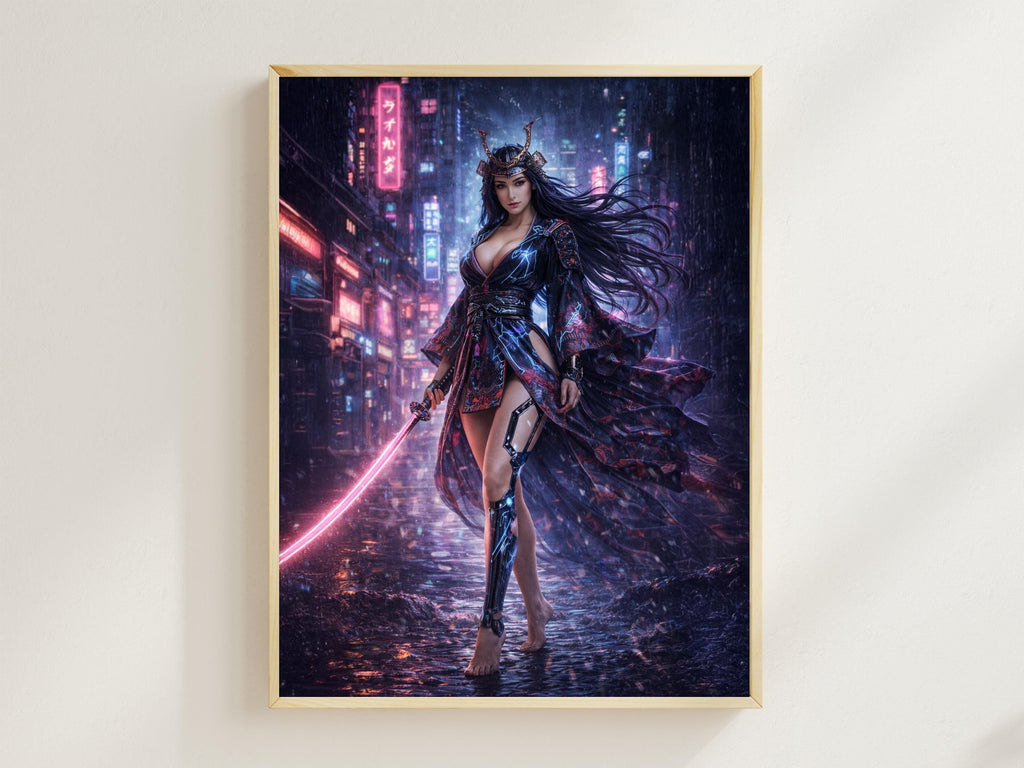 Cyberpunk Samurai Woman