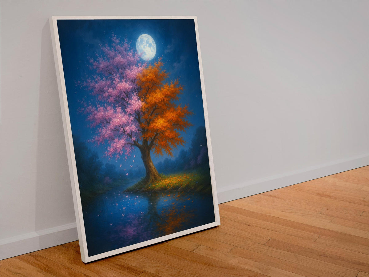 Four Seasons Moon Tree