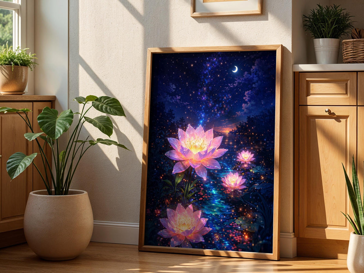 Starry Lotus Flowers