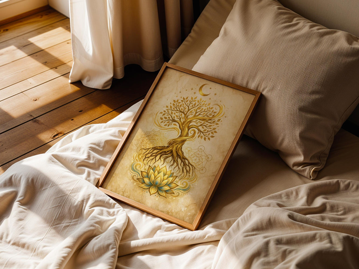 Golden Lotus Tree of Life