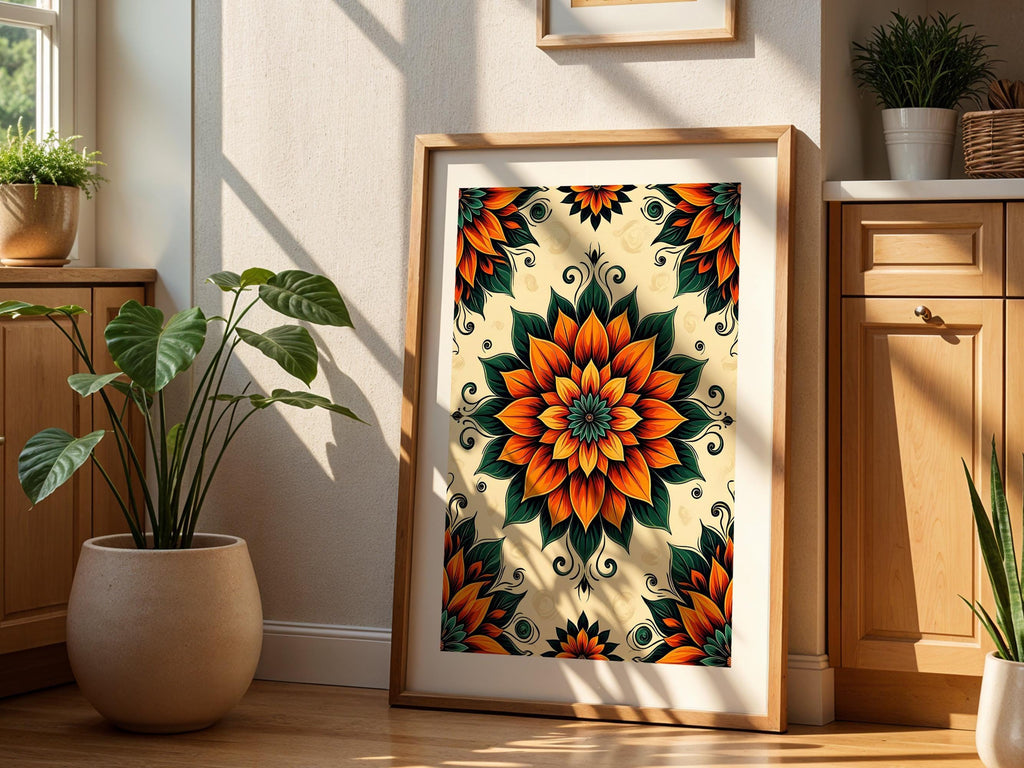 Floral Botanical Mandala
