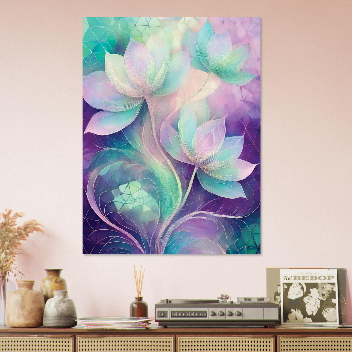 Pastel Lotus Flowers