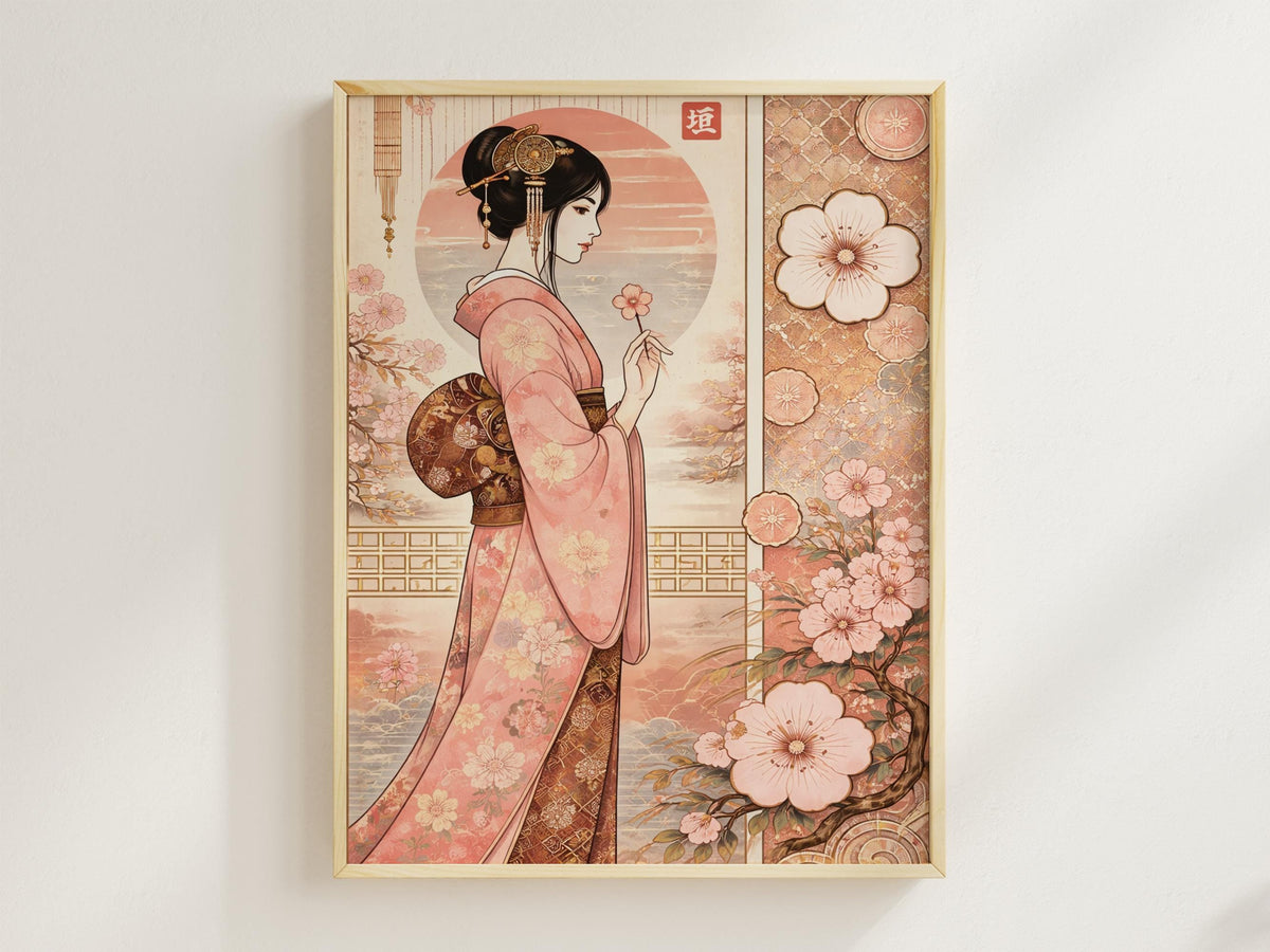 Pastel Sakura Woman