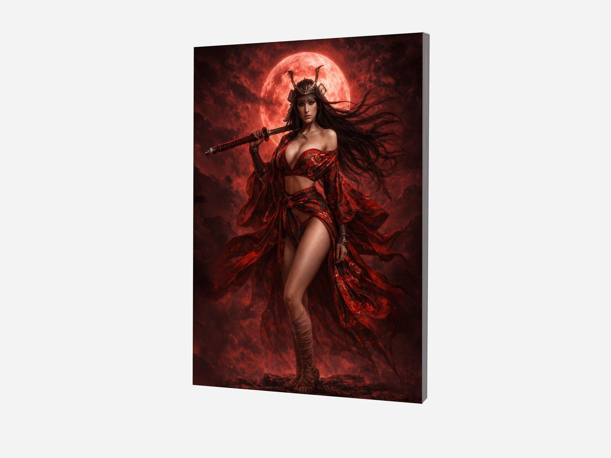Red Moon Samurai Goddess